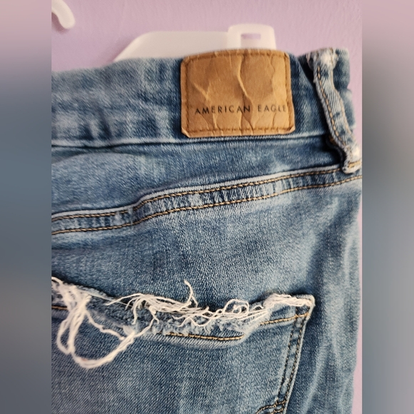 American eagle curvy high rise flare 10 short - Picture 6 of 11